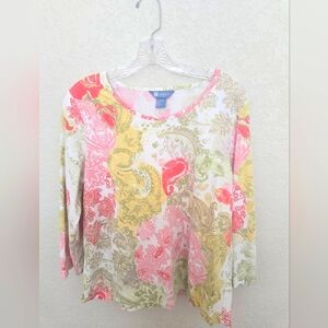 Koret PetiteFloral Womens Top